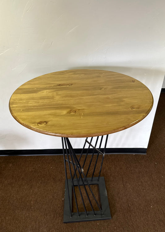 Twist and Timber Round Table